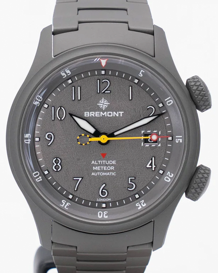 Bremont Altitude Meteor Stealth Grey 42MM Grey Dial Titanium Bracelet (ALT42-MT-GRTI-GR-I)