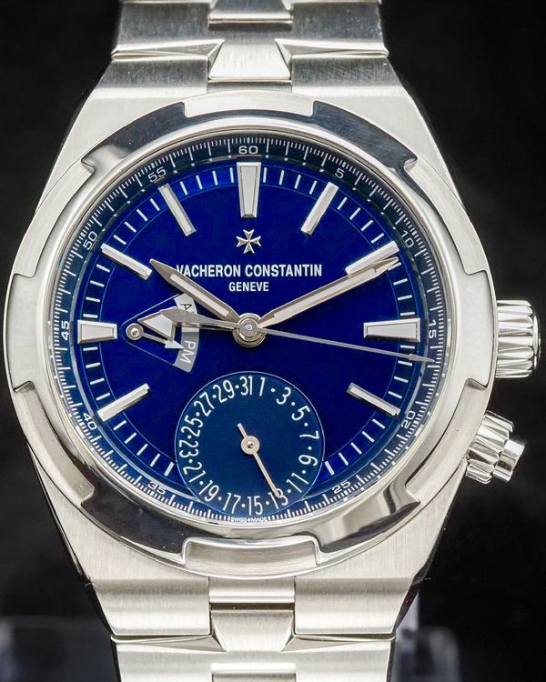 2021 Vacheron Constantin Overseas Dual Time GMT 41MM Blue Dial Steel Bracelet (7900V/110A-B334)