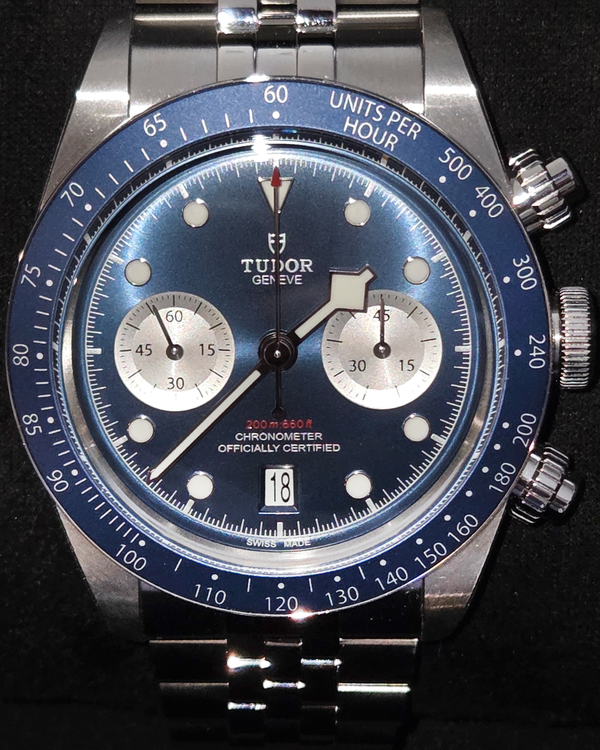 2026 Tudor Black Bay Chrono Boutique Edition 41MM Blue Dial Steel Bracelet (79360B)