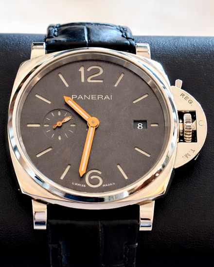 2023 Panerai Luminor Due 42MM Grey Dial Leather Strap (PAM01250)