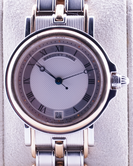 Breguet Marine 32MM Silver Dial Two-Tone Bracelet (4400SA)