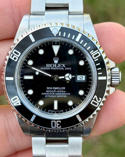 1997 (U-Serial) Rolex Sea-Dweller 4000 40MM Black Dial Oyster Bracelet (16600)