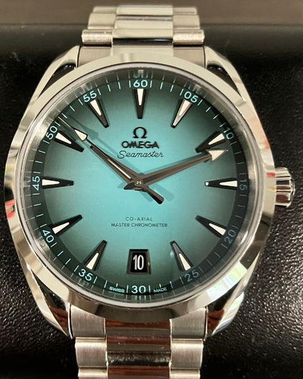 2024 Omega Seamaster Aqua Terra 150M 41MM Turquoise Dial Steel Bracelet (220.10.41.21.03.006)