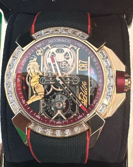 2024 Jacob & Co. Epic X "Flight of CR7" L.E. 44MM Skeleton Dial Rubber Strap (EX120.43.BC.AB.A)