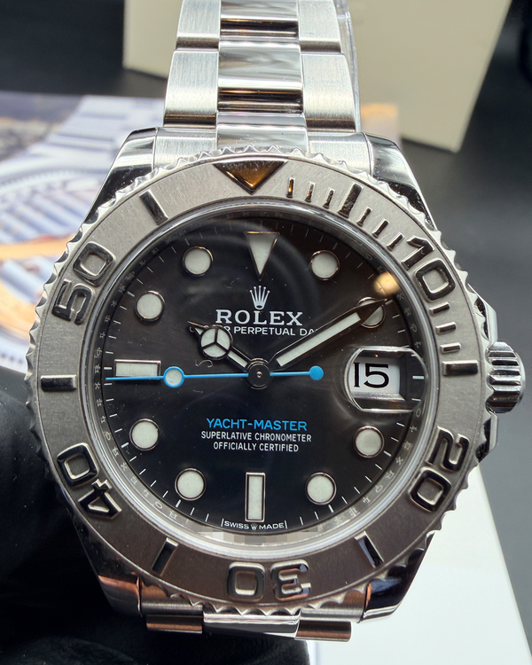 2021 Rolex Yacht-Master 37MM Rhodium Dial Oyster Bracelet (268622)