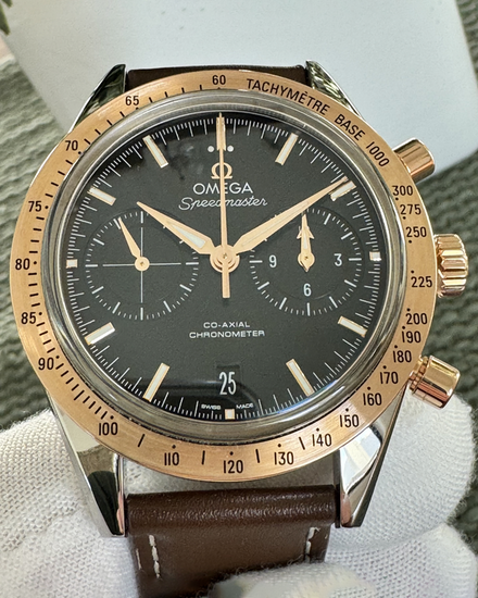 2025 Omega Speedmaster '57 41.5MM Black Dial Leather Strap (331.22.42.51.01.001)