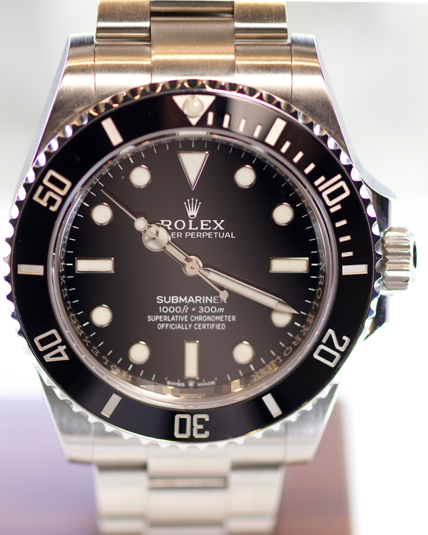2023 Rolex Submariner No-Date 41MM Black Dial Oyster Bracelet (124060)