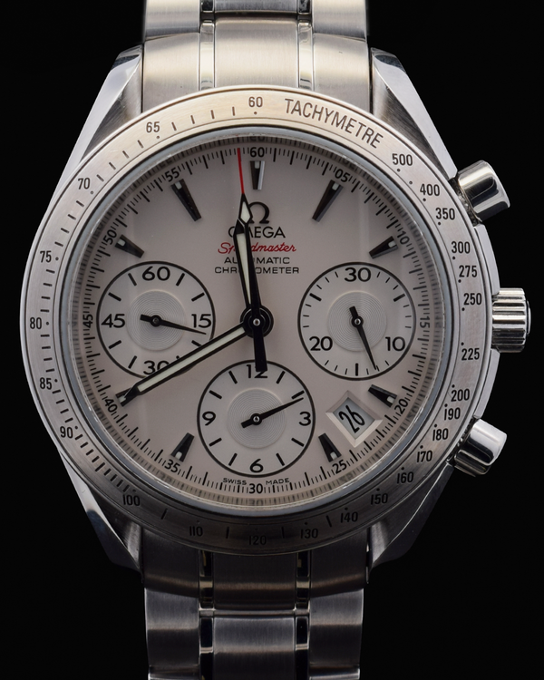 Omega Speedmaster Date 40MM Silver Dial Steel Bracelet (323.10.40.40.02.001)