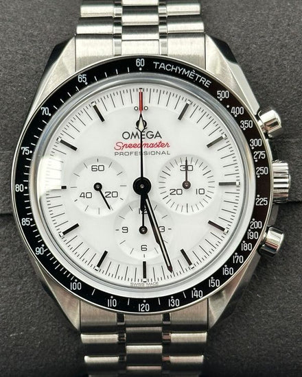 2025 Omega Speedmaster Professional Moonwatch 42MM White Dial Steel Bracelet (310.30.42.50.04.001)