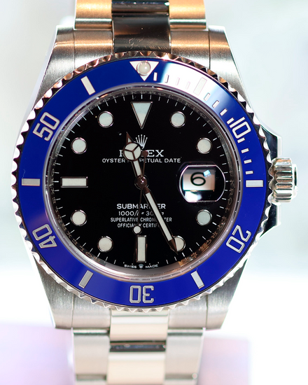 2022 Rolex Submariner Date "Cookie Monster" 41MM Black Dial White Gold Oyster Bracelet (126619LB)