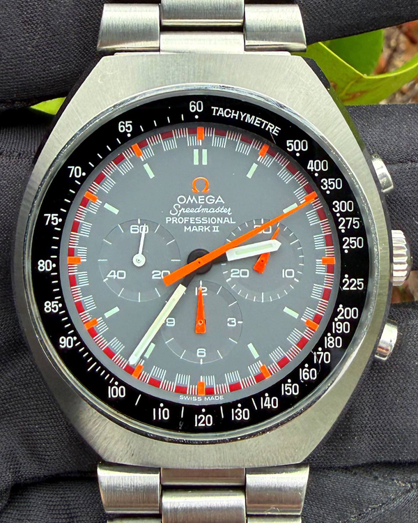 Omega Speedmaster Racing "Mark II" 42MM Grey Dial Steel Bracelet (145.014)