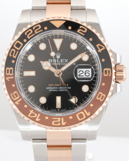 2018 Rolex GMT-Master II "Rootbeer" 40MM Black Dial Two-Tone Oyster Bracelet (126711CHNR)