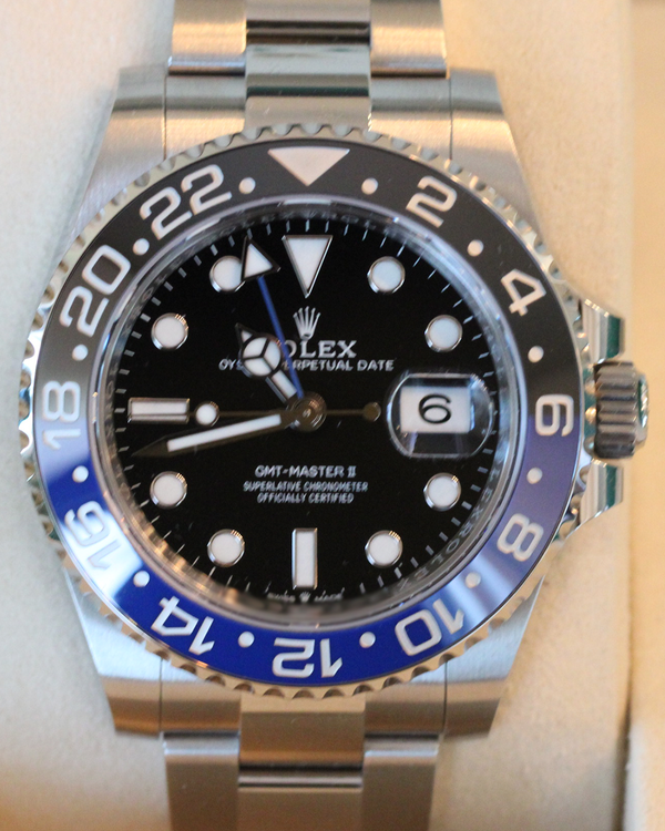 2026 Rolex GMT-Master II "Batman" 40MM Black Dial Oyster Bracelet (126710BLNR)