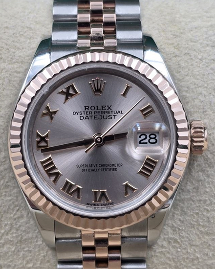 2017 Rolex Lady-Datejust 28MM Sundust Dial Two-Tone Jubilee Bracelet (279171)