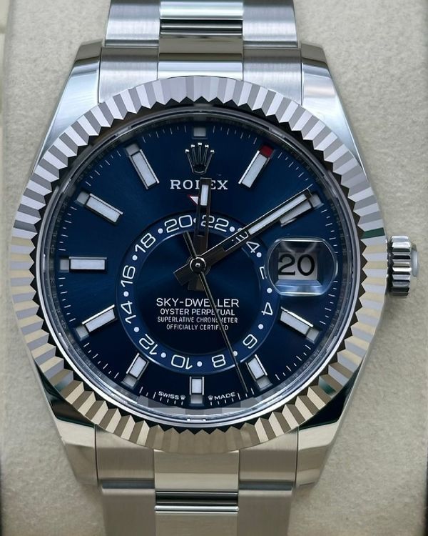 2026 Rolex Sky-Dweller 42MM Blue Dial Oyster Bracelet (336934)