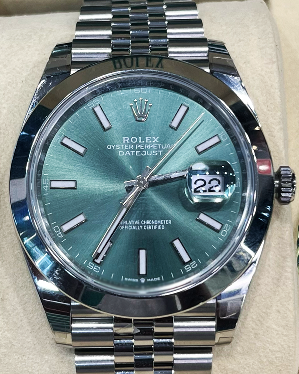 2026 Rolex Datejust 41MM Green Dial Jubilee Bracelet (126300)