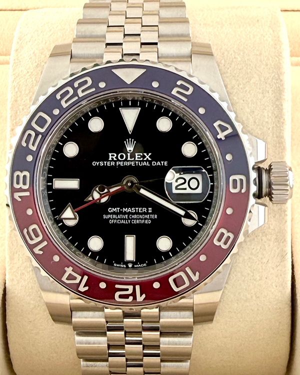 2024 Rolex GMT-Master II "Pepsi" 40MM Black Dial Jubilee Bracelet (126710BLRO)