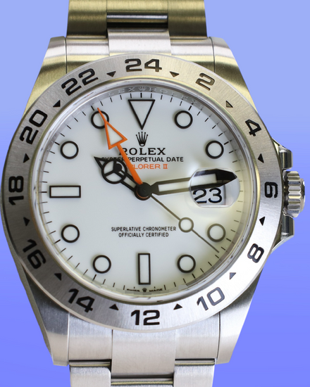 2026 Rolex Explorer II "Polar" 42MM White Dial Oyster Bracelet (226570)