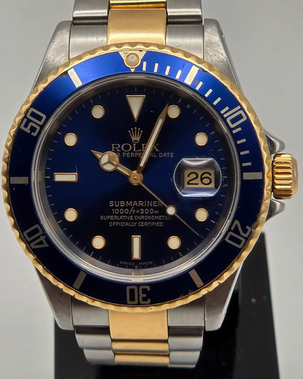 Rolex Submariner Date "Bluesy" 40MM Blue Dial Two-Tone Oyster Bracelet (16613LB)