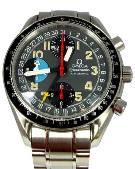 Omega Speedmaster Day-Date 39MM Black Dial Steel Bracelet (3520.53.00)
