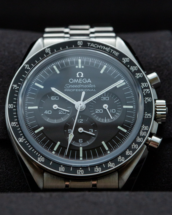 2023 Omega Speedmaster Professional Moonwatch 42MM Black Dial Steel Bracelet (310.30.42.50.01.002)
