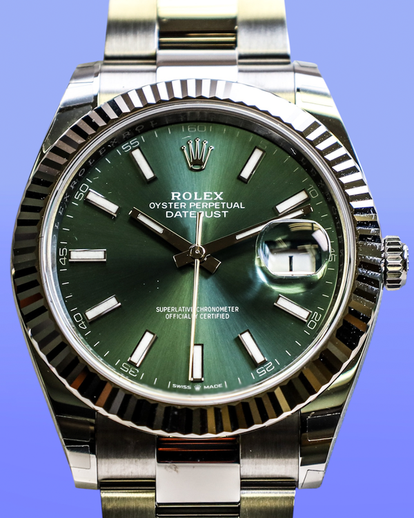 Rolex Datejust (Mint Green Fluted Oyster)