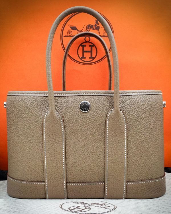 2026 Hermès Garden Party Neo 6.5 x 9IN Leather Steel Hardware Leather Strap (H086729CK)