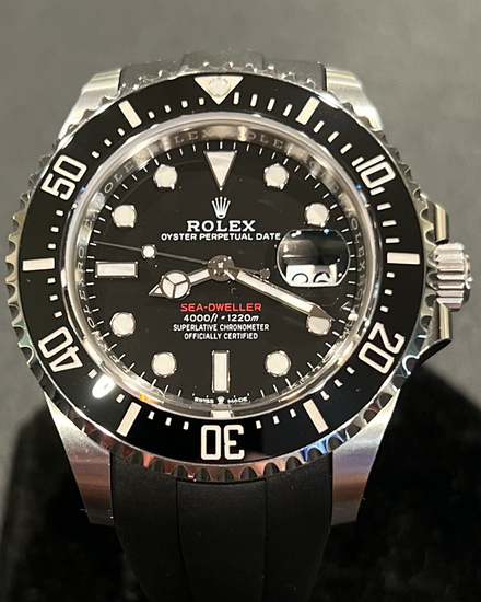 2023 Rolex Sea-Dweller "Red Letters" 43MM Black Dial Oyster Bracelet (126600)