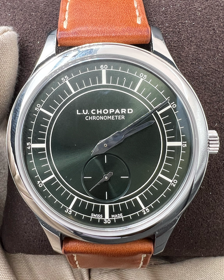 2024 Chopard L.U.C. XPS 40MM Forest Green Dial Leather Strap (168629-3001)