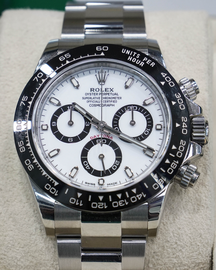 2019 Rolex Cosmograph Daytona "Panda" 40MM White Dial Oyster Bracelet (116500LN)