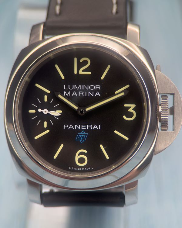 2019 Panerai Luminor Marina 44MM Black Dial Leather Strap (PAM00777)