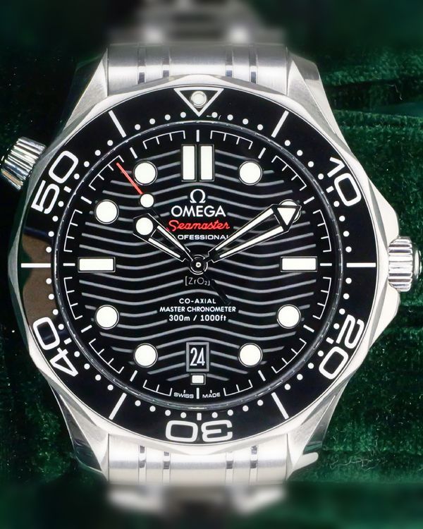 2024 Omega Seamaster Diver 300M 42MM Black Dial Steel Bracelet (210.30.42.20.01.001)