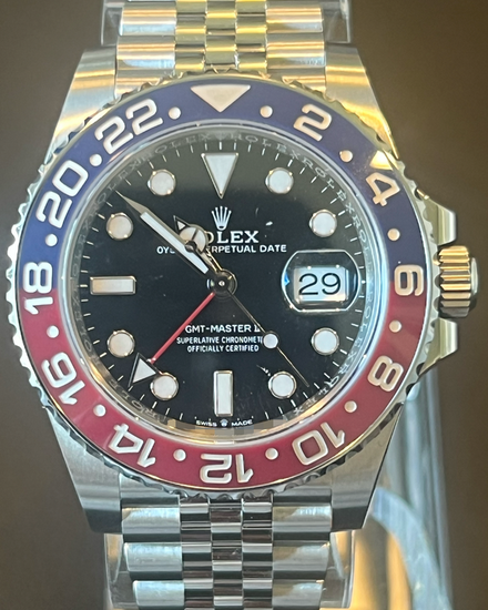 2019 Rolex GMT-Master II "Pepsi" 40MM Black Dial Jubilee Bracelet (126710BLRO)