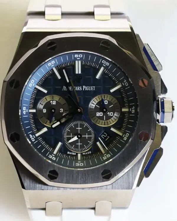 Audemars Piguet Royal Oak Offshore 42MM Blue Dial Rubber Strap (26480TI.OO.A027CA.01)