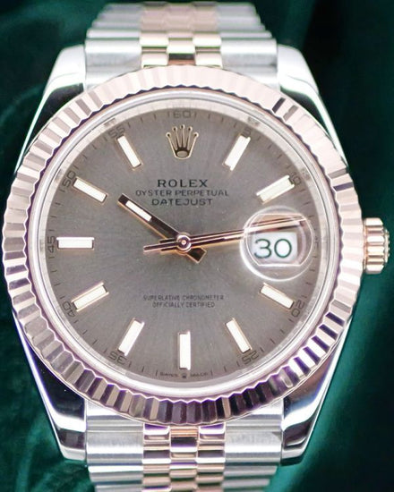2020 Rolex Datejust 41MM Silver Dial Two-Tone Jubilee Bracelet (126331)