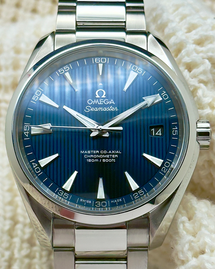 2024 Omega Seamaster Aqua Terra 41.5MM Blue Dial Steel Bracelet (231.10.42.21.03.003)
