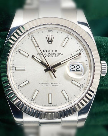 2019 Rolex Datejust 41MM Silver Dial Oyster Bracelet (126334)