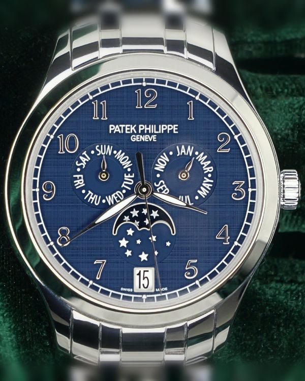 2025 Patek Philippe Annual Calendar 38MM Blue Dial Steel Bracelet (4947/1A-001)