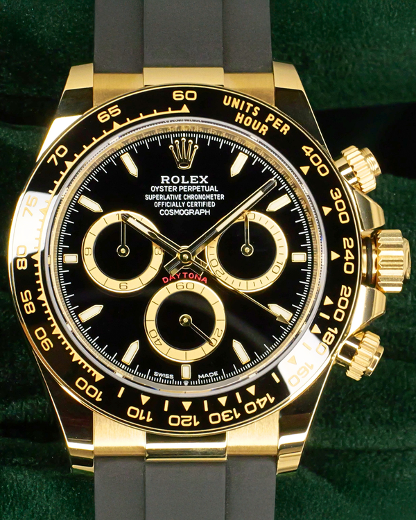 2026 Rolex Cosmograph Daytona 40MM Black Dial Oysterflex Strap (126518LN)