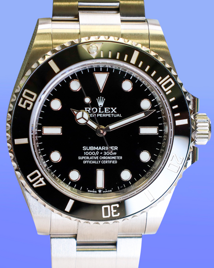 2025 Rolex Submariner No-Date 41MM Black Dial Oyster Bracelet (124060)
