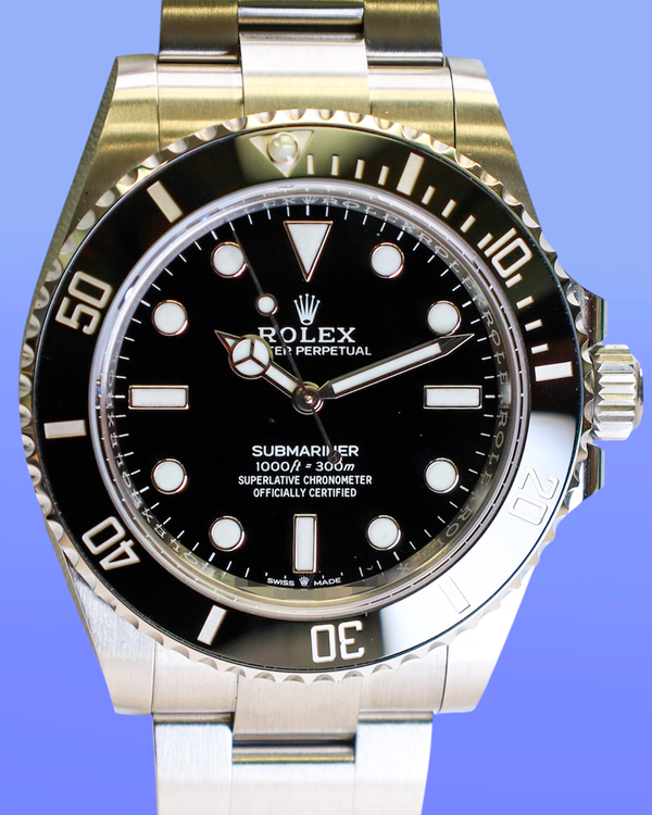 2025 Rolex Submariner No-Date 41MM Black Dial Oyster Bracelet (124060)