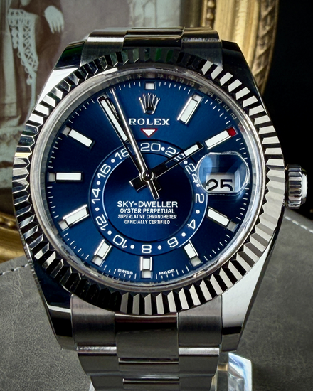 2021 Rolex Sky-Dweller 42MM Blue Dial Oyster Bracelet (326934)