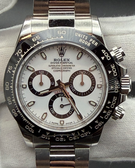 2022 Rolex Cosmograph Daytona "Panda" 40MM White Dial Oyster Bracelet (116500LN)