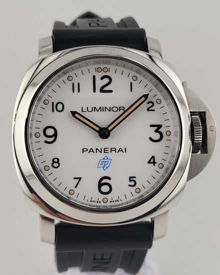 2019 Panerai Luminor Base Logo 44MM White Dial Rubber Strap (PAM00775)