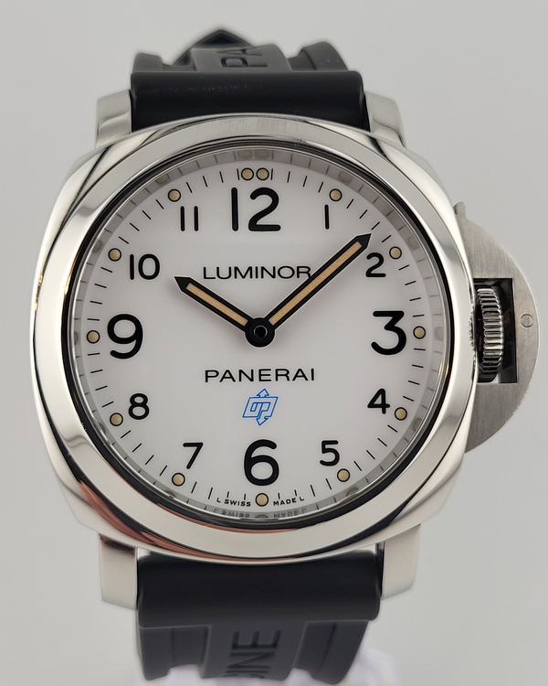 2019 Panerai Luminor Base Logo 44MM White Dial Rubber Strap (PAM00775)