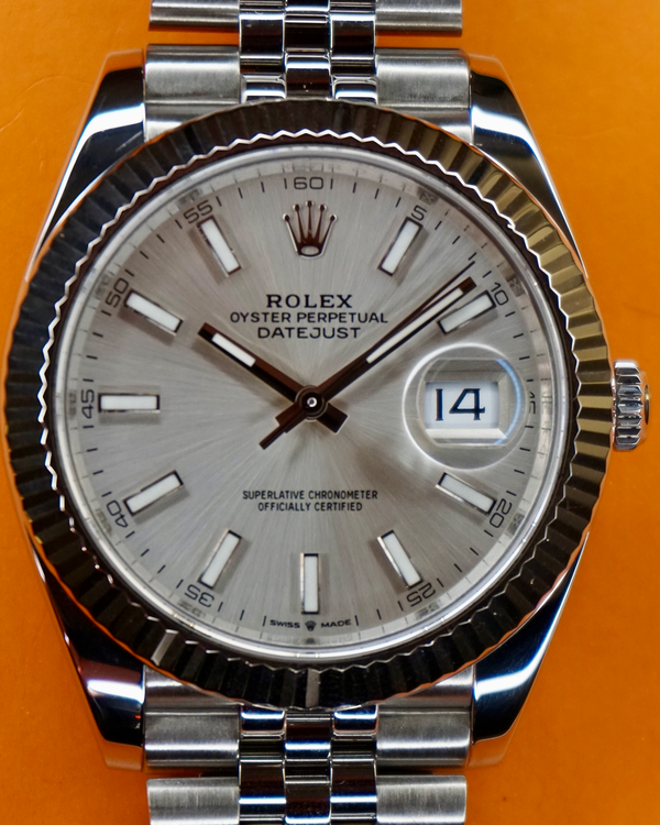 2022 Rolex Datejust 41MM White Dial Jubilee Bracelet (126334)