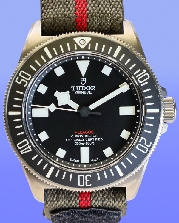 No Reserve - 2024 Tudor Pelagos FXD 42MM Black Dial Textile Strap (25717N)