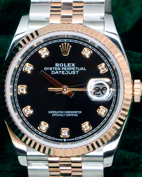 2020 Rolex Datejust 36MM Black Dial Two-Tone Jubilee Bracelet (126231)