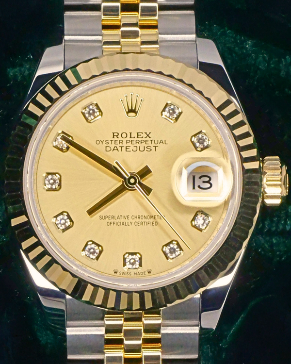 2026 Rolex Lady-Datejust 28MM Champagne Dial Two-Tone Jubilee Bracelet (279173)