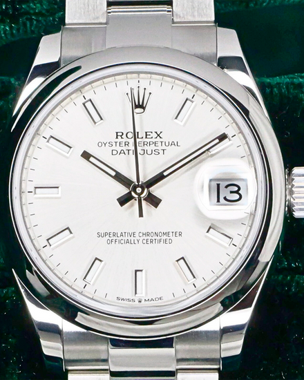 2026 Rolex Datejust 31MM Silver Dial Oyster Bracelet (278240)